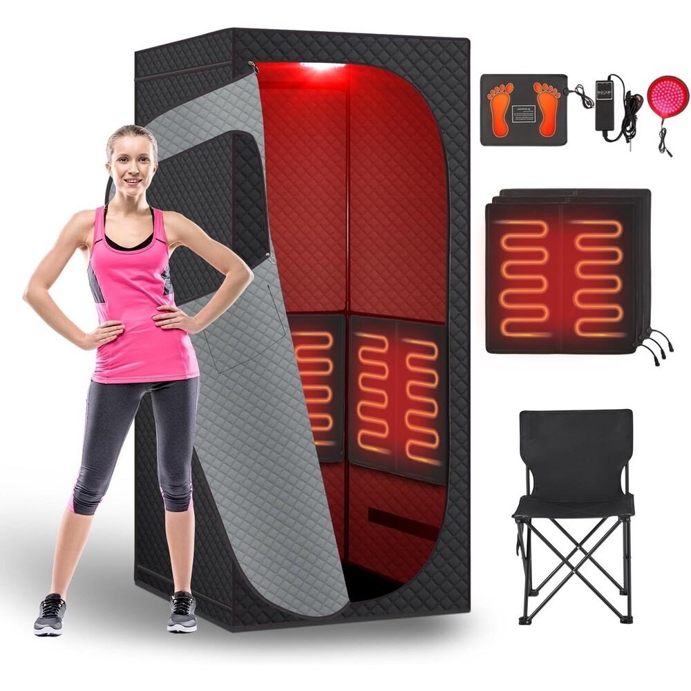 Portable Infrared Sauna Room, Dry Sauna Tent for Detoxification and Relaxation w